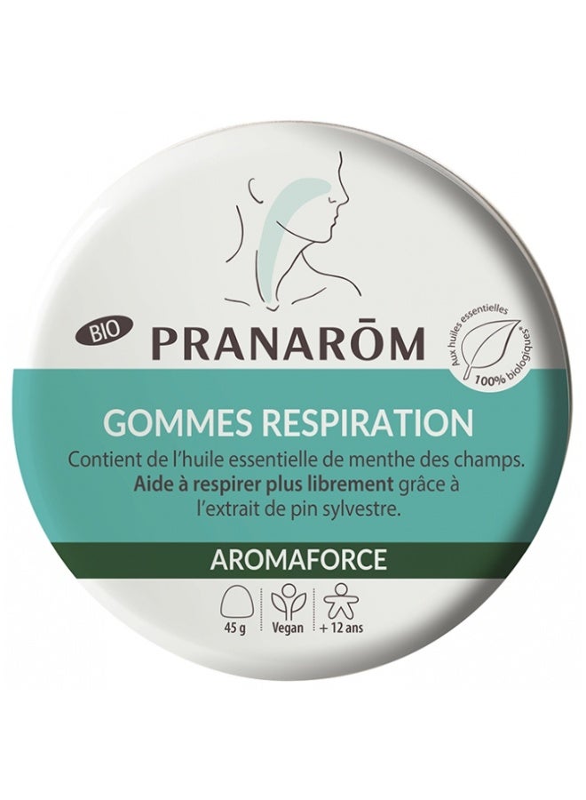 PRANAROM Pranarôm Aromaforce Gommes Respiration Bio 45 g - Image 1